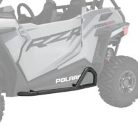 POLARIS 2879456-458 Black Extreme Kick-Out Steel Rock Sliders 2-Seat RZR