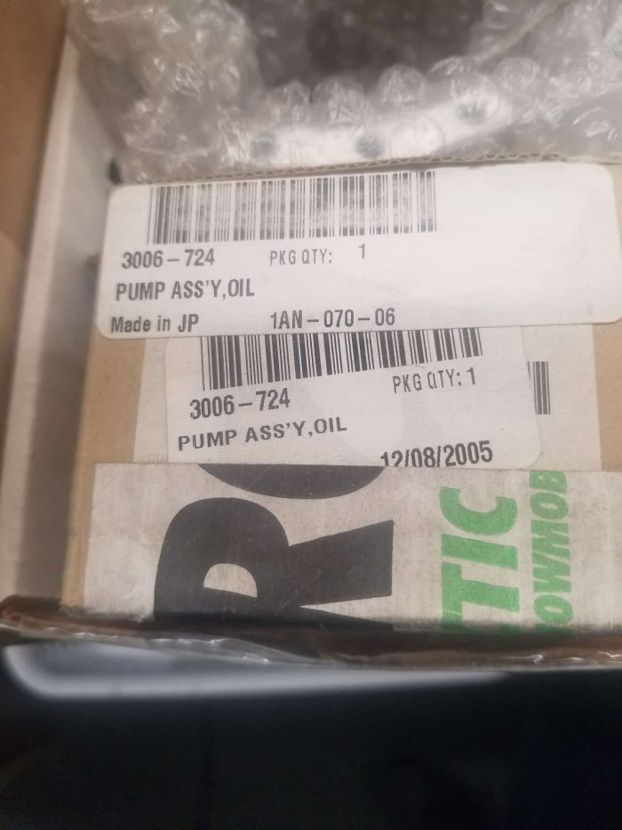 ARCTIC CAT 3006-724 PUMP ASS'Y OIL R/B 3007-563